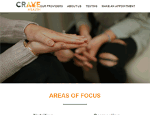 Tablet Screenshot of crave-health.com